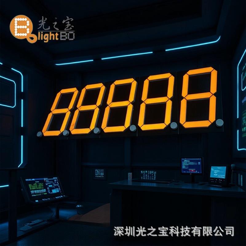 用于商业广告牌笔段拼板一位数七段16寸数码管