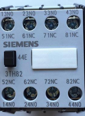 中间继电器 3TH8244-0X 3TH82 44E 4开4闭3TH交流接触器24V220V