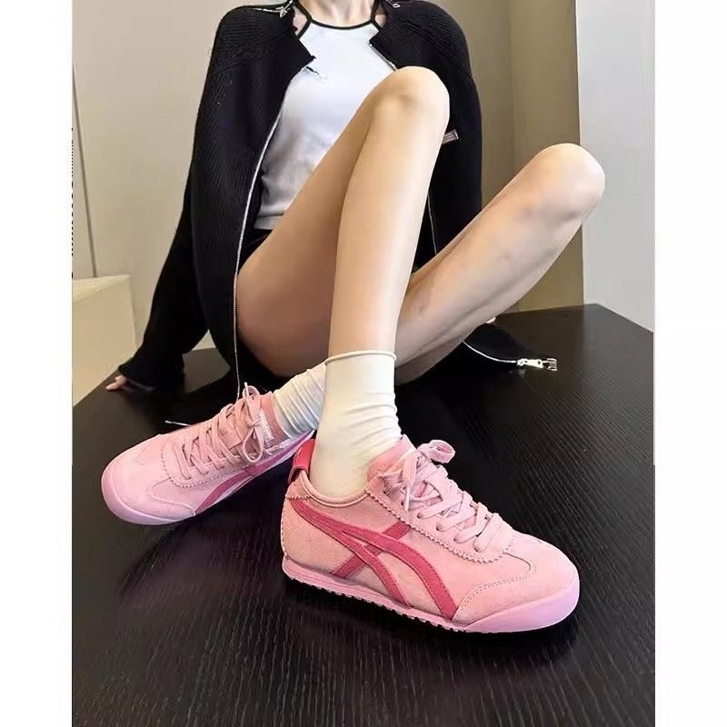 2026春季新款粉色小白鞋女百搭潮