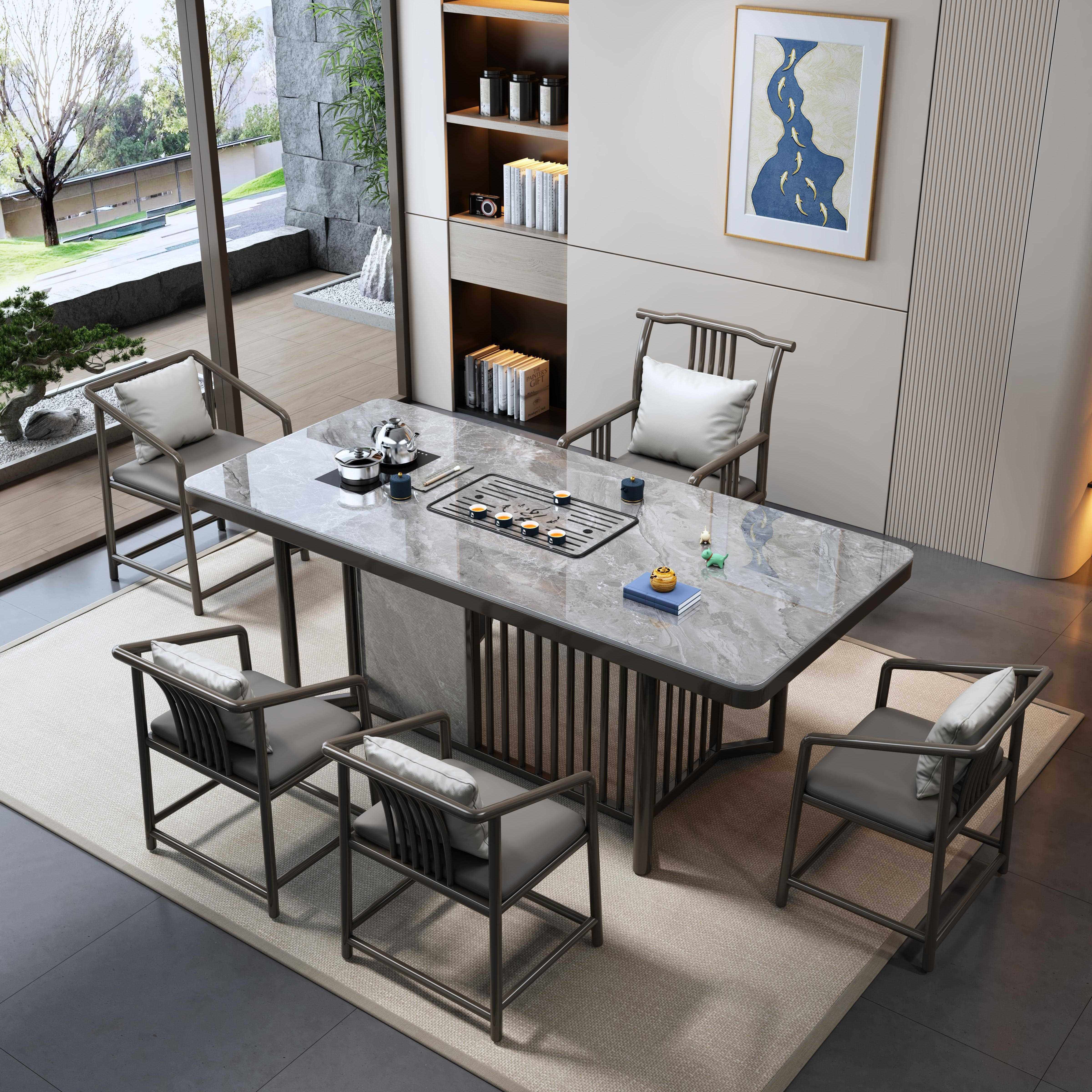 新中式岩板茶桌客厅家用泡茶茶台办公茶桌烧水壶一体嵌入式茶几,五金/工具,五金工具箱/五金收纳箱,淘宝优惠券,粉丝福利购,淘宝优惠卷