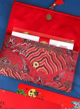 20新2F99TM59H5款红结婚改口费随份感子新婚婚礼万元包布艺红包封