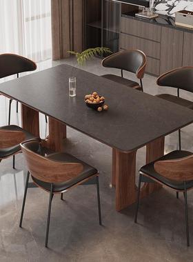 复实用木餐桌CZ-24073客厅家小户古型2025法中古风现代简式约轻奢