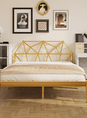 欧式艺床双人床1.用UON5加固单铁人铁架床米现代简约铁床网红1床