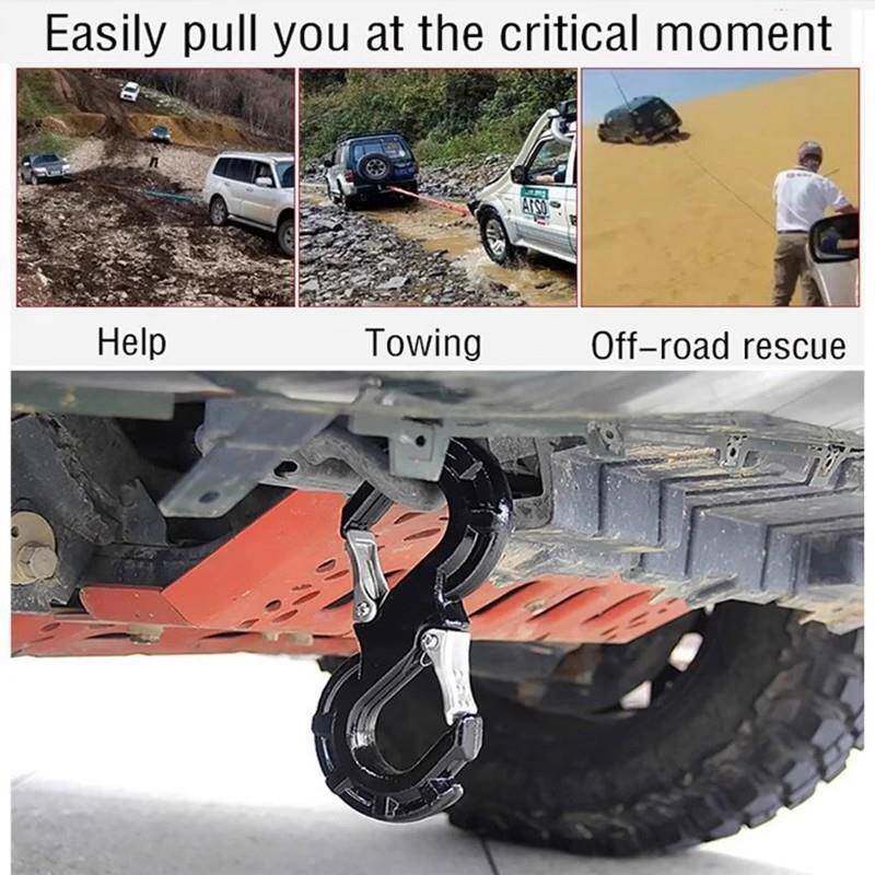 钩拖车231绳扣u型钩S拖车钩越野拖车带扣大号3/4u型牧马卸人前后