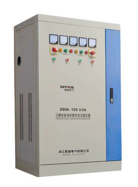 顺通 三相稳压器50kva 三相大功率稳压器sbw-100大功率电力稳压器