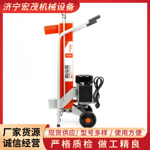 新款家用木墩劈柴机 单手柄操作小型电动液压劈木机