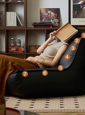 爆款毛毛懒沙发单人人可躺房可睡卧室阳台间虫SZI地上小豆袋客厅
