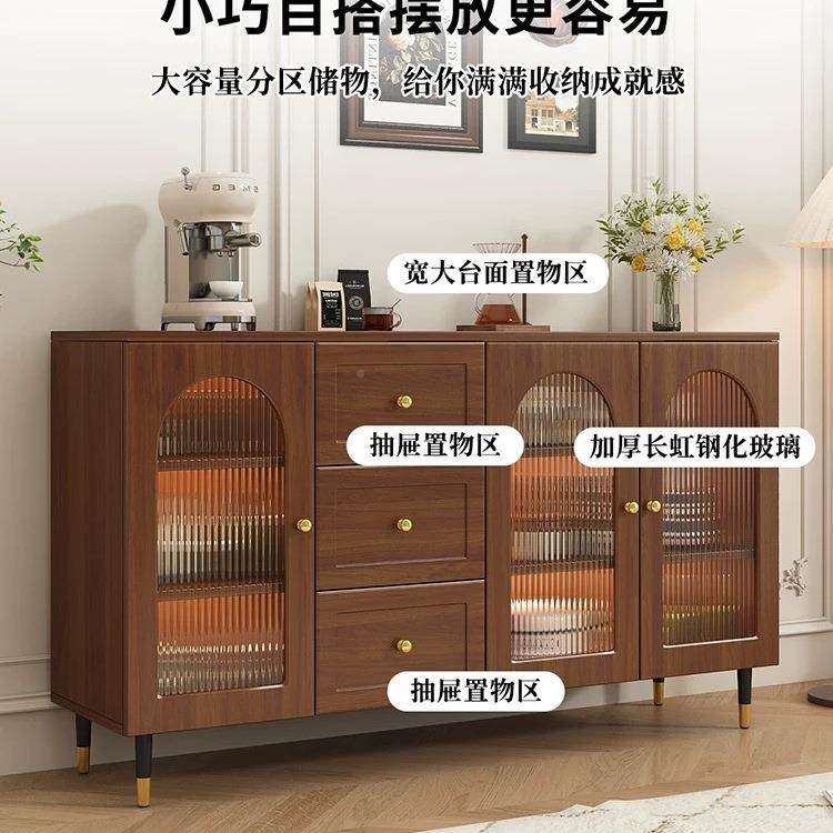 法式餐边柜简约现代藤编储物柜柜子用家厅茶水餐985厨房收纳橱柜,住宅家具,餐边柜,淘宝优惠券,粉丝福利购,淘宝优惠卷