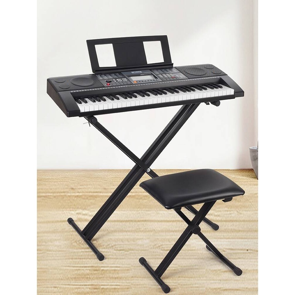 电子琴架子支架通用61键X型88键电钢琴架便携家用古筝架升降折叠