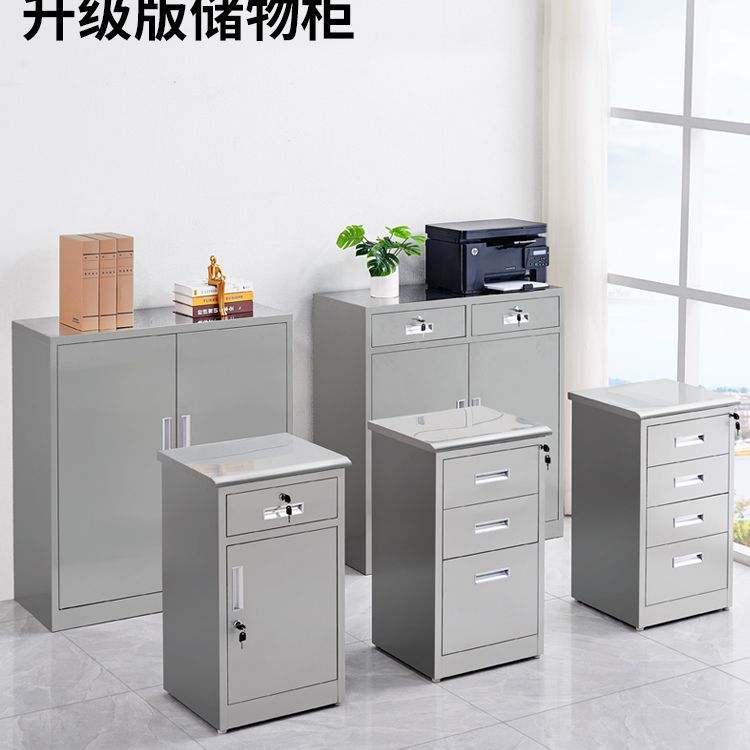 定制304不锈钢带锁储物矮柜
