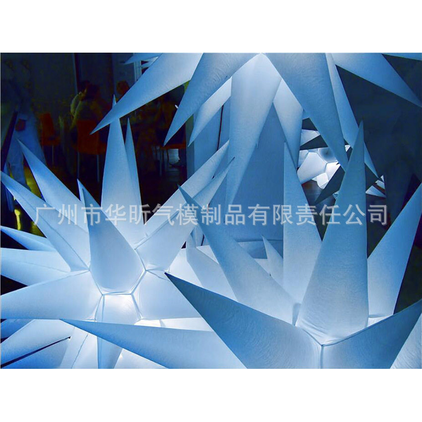 广告庆典场地装饰道具充气落地球商业景观充气气球灯婚庆路引灯光