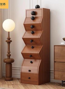 木五斗柜不规则古风实玄关储物柜餐边收纳网红极简厅厅餐90927置