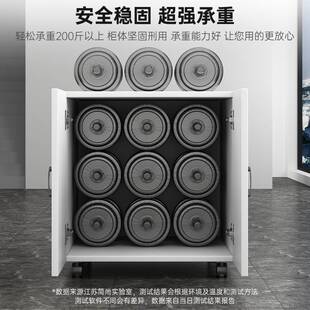 打印机柜子工作台放置底座柜可移动桌下置物矮柜办公室收纳储物柜