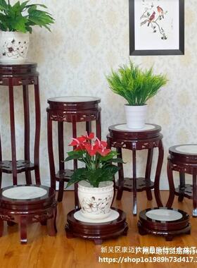 的放室客厅花NTT架实矮木落地鱼缸架木质盆景中内式家用子单个置