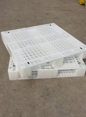 塑栈板网格川字料111托盘白色长方ROZ形胶卡1塑板