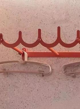 头工酒店不钢挂衣架壁挂橘色YFR锈民宿宾馆客源房浴室晾衣杆厂挂