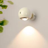 免布线可充电款 带开关主卧室床头灯壁灯奶油风聚光电竞背景墙灯