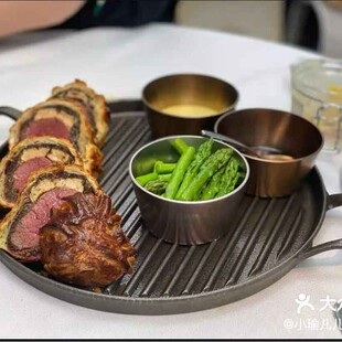 不粘锅创意时尚牛扒盘烧铸铁锅西餐煎牛排铁板烧烤盘盘子西餐盘