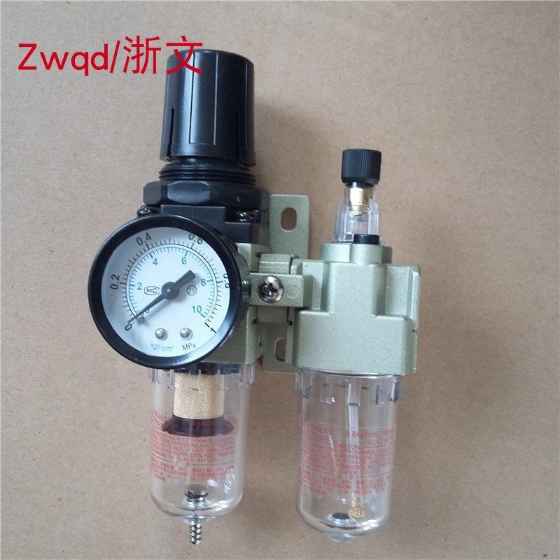 油水分离器二联件AW2000-02+AL2000气源处理过滤器AC2010-02D