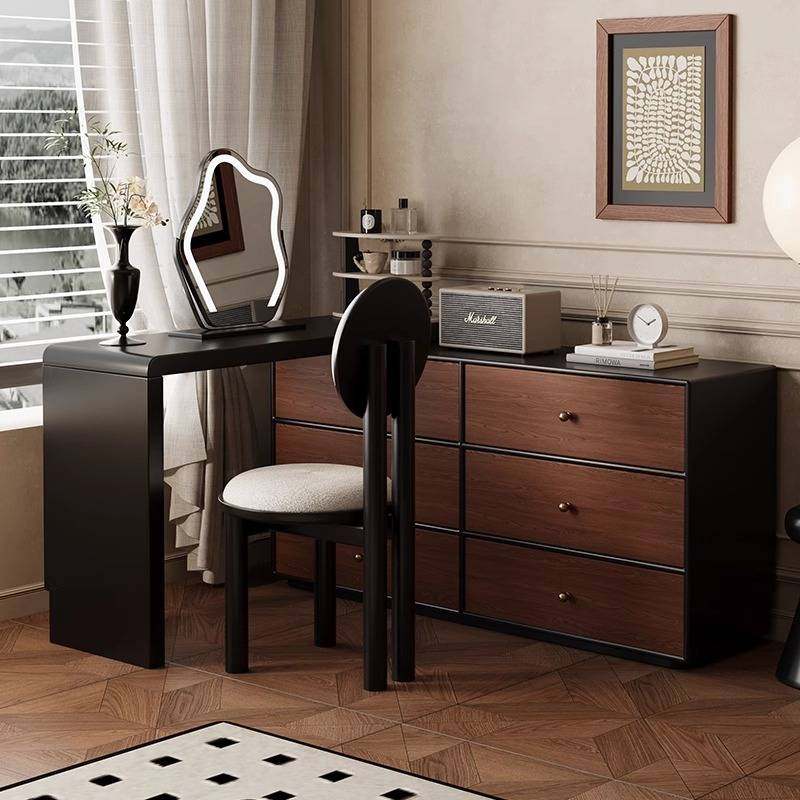 梦鹿M2中古风梳妆台斗柜一体卧室胡桃木纹化妆桌全实木化妆台收纳,玩具/童车/益智/积木/模型,垂直悬浮玩具,淘宝优惠券,粉丝福利购,淘宝优惠卷