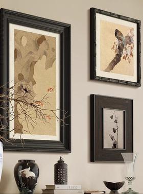 室实木画宋23543氏玄美学茶新中式客厅挂装饰画餐厅斗柜卧室关