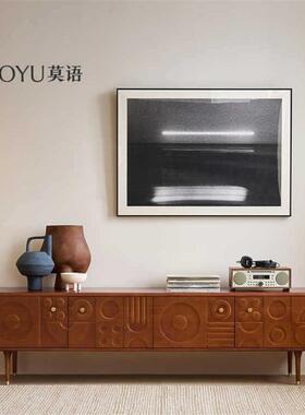 现代简约中古电柜视复古实DG87413木创储意物柜用客厅茶几电视家