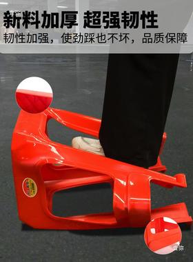 加厚塑料方形胶凳子成店人家用客厅红色方凳餐桌店酒饭超市席车间