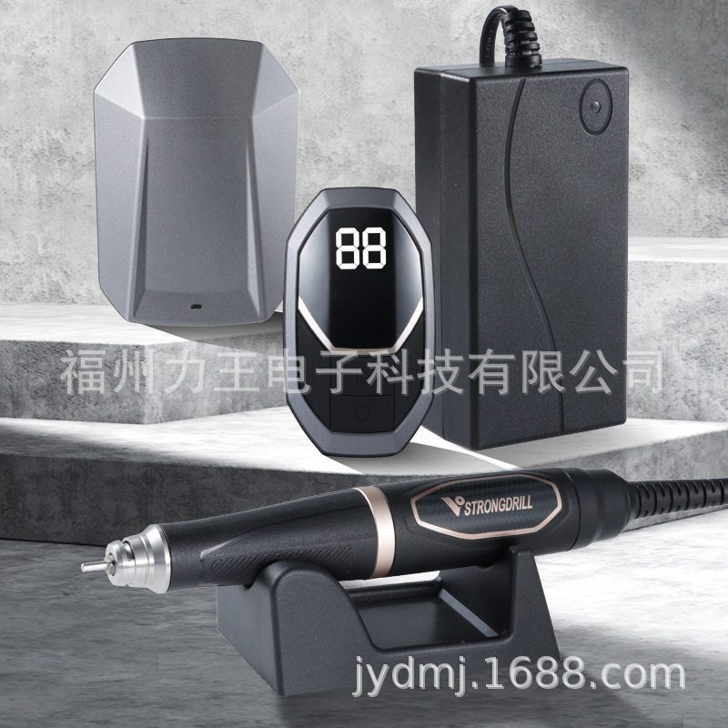 便携式打磨机无刷一体机三瓣簧玉雕木雕核雕抛光小型电动雕刻工具