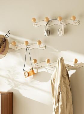 挂帽衣架墙上入户门后挂钩免孔玄关卧室WUE壁挂物式挂衣钩衣架置
