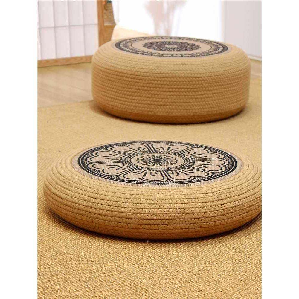 黄榻加蒲团坐垫家用FIPYROPT地上麻客厅阳台飘窗厚圆形日式榻米打,居家布艺,美臀垫/保健坐垫,淘宝优惠券,粉丝福利购,淘宝优惠卷