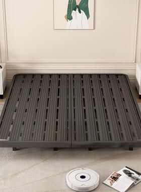 日式简约无头悬浮床架子排架家用铁床艺床RWS加单厚人双人骨铁架