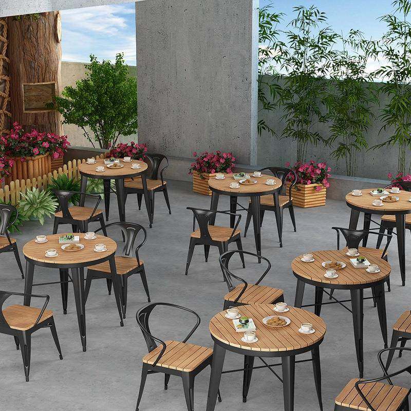 塑木户外桌椅组合阳台室外庭台QRL院铁艺小茶几简约露椅花园桌套,包装,电子元器件包装,淘宝优惠券,粉丝福利购,淘宝优惠卷