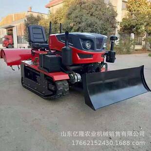 80马力乘坐拉式微耕机ZGX水两用稻履带拖机多旱功能水田打浆机
