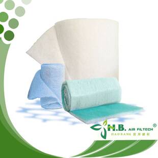 漆雾毡玻璃纤维初效过滤棉喷烤漆房地沟棉绿白地棉阻漆网蓬松毡