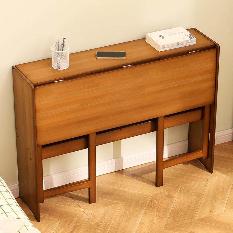 折叠书桌电脑桌子办公学SPL写生用家小型台式实木卧室床边桌字工