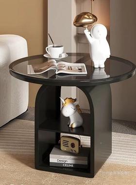 设计师床轻WHV奢沙发边几家铁艺头柜柜客厅沙发边小茶几用置物架