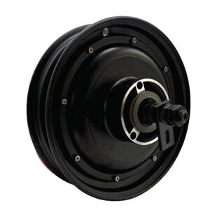 QSMOTOR全顺10寸光板瓦片3000W50H碟刹双霍尔16轴48-96V电机