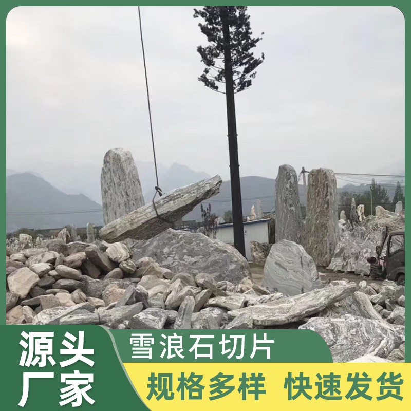 海口直批天然雪浪石假山景观石