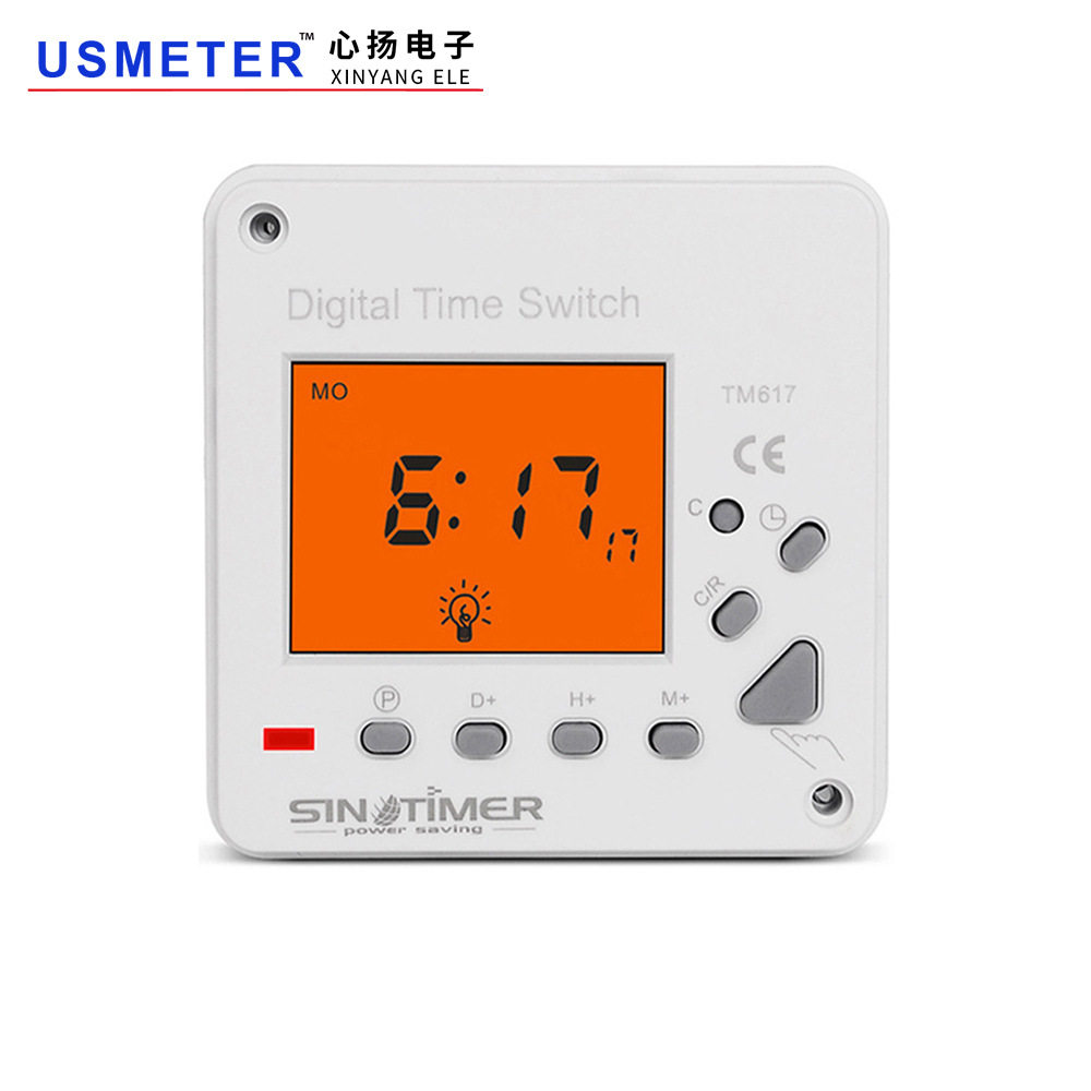 TM617 超大屏带背光微电脑定时开关全自动路灯广告时间控制器