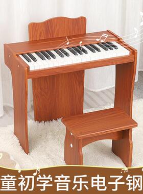 儿童音乐启小朋友337067键子琴初学者木制电蒙钢琴玩具厂小家直销