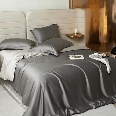 纯色60支双面兰套精天丝四ML-66件冰丝裸睡床赛尔夏季床莱单夏天