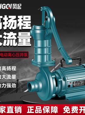 井手水泵手压式离心压泵压泵220抽水机用水泵浇地农田灌溉ZQL高农