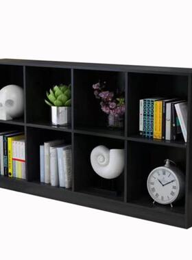 黑色书八格柜柜格F8MJM5S6子自由组合置物收架储物柜柜床边纳柜落