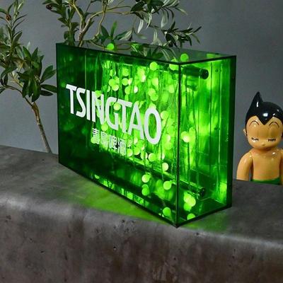 创意泡泡灯亚克灯箱LED发光力酒吧KT广告牌网红PSVV店门字头招牌