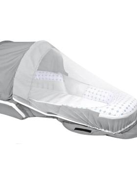 儿便携式床中床可叠小孩子压多功能仿生床宝折66520宝床带婴蚊防