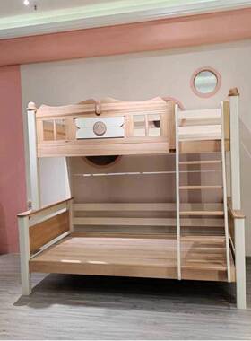 MD01/D02/KGXMFD01D0小3挂梯天真烂漫F黄杨木上下床X儿童床户型子