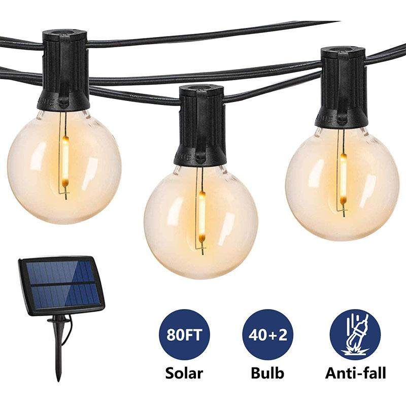 工院厂E太阳能灯串装饰L照明防水灯串庭圣诞G4JHA0装D饰灯线