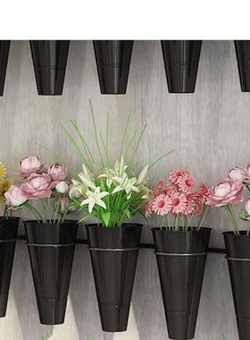 上墙多层货货花架壁挂花店架艺展示架HCV铁架花店花桶花架