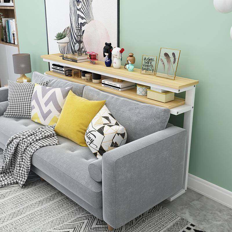 沙发后置物架架床边隙靠缝墙多长层收纳客厅条桌夹缝暖气片ORS超