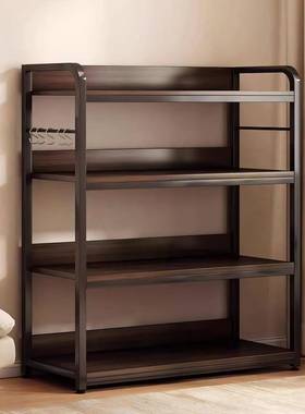 加宽架置物架落地多层家用简易书公58091客厅收架架子货架纳办室